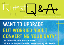 Quest Q&A magazine interview with Barry Carden